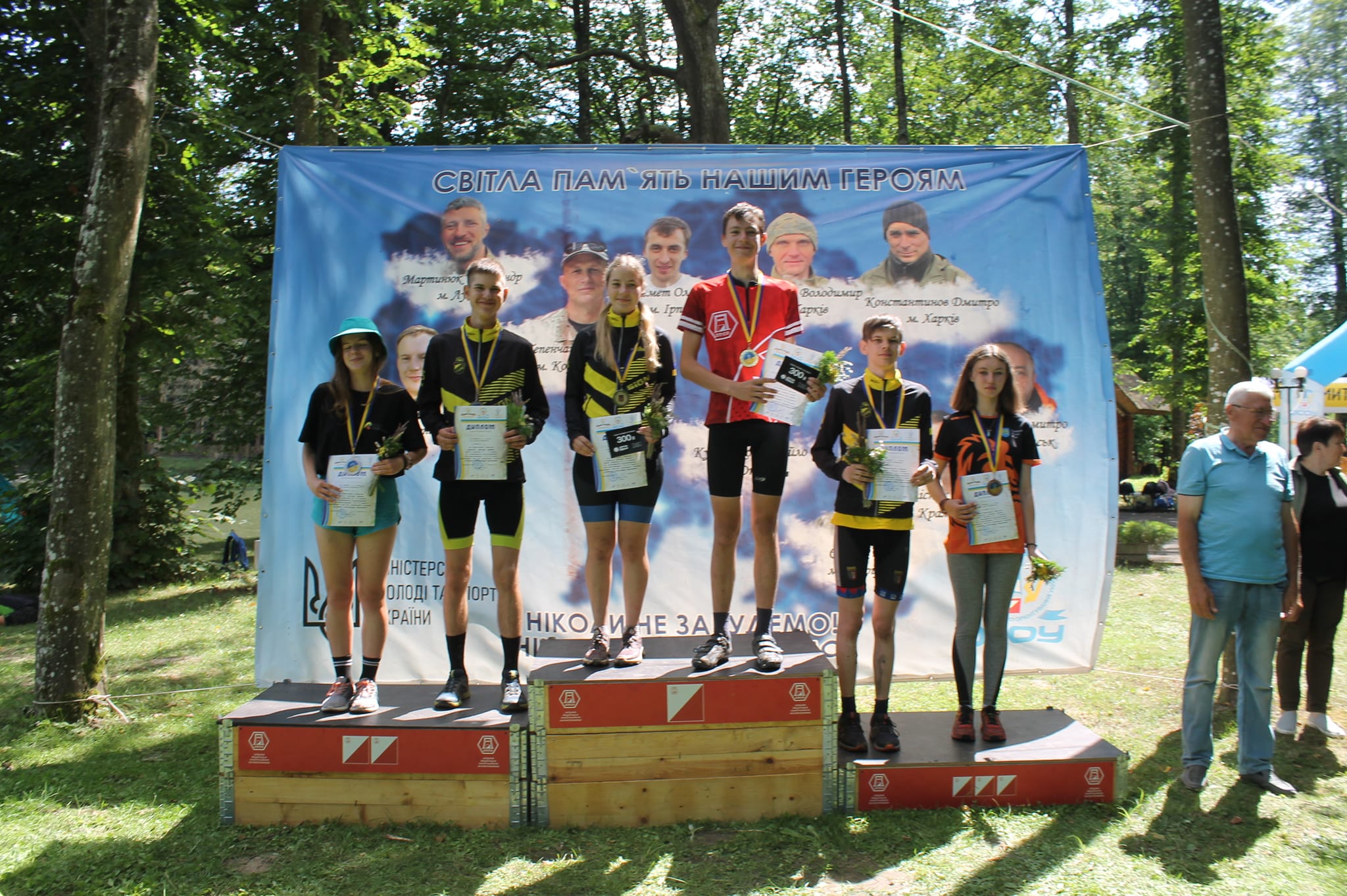 Спортсмени «Kyiv region O-team» привезли 7 медалей із чемпіонату України зі спортивного орієнтування на велосипедах