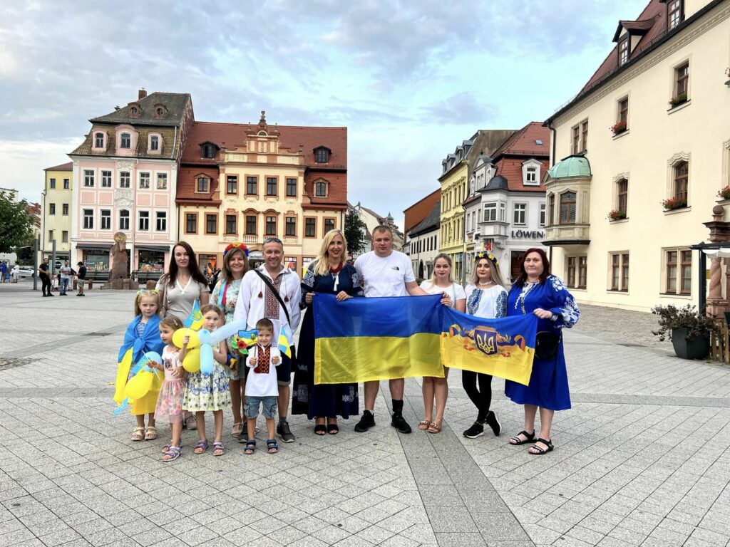 У місті-побратимі Ірпеня Борні відзначили День Незалежності України